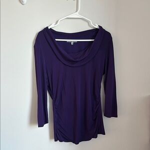 Classiques Entier Purple Blouse Elegant Design